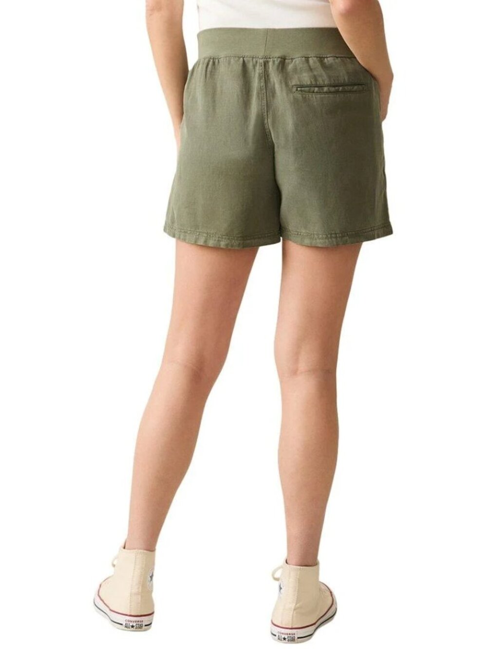 NWOT Faherty Green Arlie Day Shorts in Green size M - Picture 2 of 7